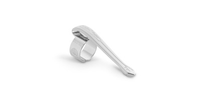 LILIPUT  "M" Nostalgic Clip Silver Fountain Pen and Ball Pen with Cap