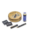 Kaweco PISTON AL SPORT 鋁合金 Black/Gold + 32ml Ink Bottle Royal Blue (現正熱賣，數量有限)