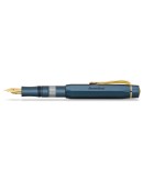 Kaweco PISTON SPORT AL Navy/Gold with bottle ink