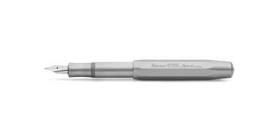Kaweco STEEL SPORT Fountain Pen 拉絲鋼紋鋼筆