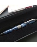 142. Kilk Celestial Blue Fountain Pen + 14K Gold Nib  M nib  (現貨1支)