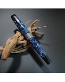 142. Kilk Celestial Blue Fountain Pen + 14K Gold Nib  M nib  (現貨1支)