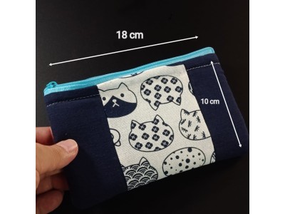 限量Kulata 泰國手造軟熟綿布貓仔筆袋   [KTO] 產品週六發貨