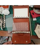 A7 植鞣革活頁手帳皮包 送黑尺 [KTO] 產品週六發貨