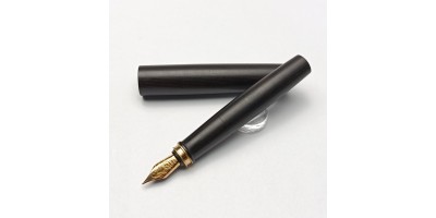 4. SIMEICHU木製鋼筆 黑檀 Schmidt  F尖 (現貨)