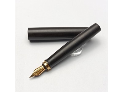 4. SIMEICHU木製鋼筆 黑檀 Schmidt  F尖 (現貨)
