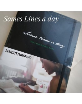 Leuchtturm1917 特別版 中型 A5 筆記簿 - Some Lines a Day 5年記憶筆記簿 - 365 頁