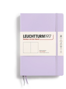 C28. A5 Leuchttrum 燈塔 硬皮筆記簿 dotted 圓點   Lilac 紫 丁香