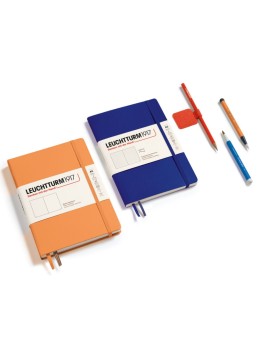 A5 - Notebook Hardcover Medium -251 Numbered Pages for Writing and Journaling (Apricot) 