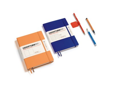 A5 - Notebook Hardcover Medium -251 Numbered Pages for Writing and Journaling (Apricot) 