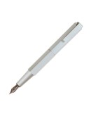 177. Worther Compact Fountain Pen in Natural Aluminium 採用德國SCHMIDT M 筆尖 天然鋁鋼筆 24230 