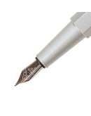 177. Worther Compact Fountain Pen in Natural Aluminium 採用德國SCHMIDT M 筆尖 天然鋁鋼筆 24230 