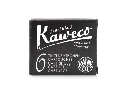 Kaweco 鋼筆墨膽 珍珠黑 6支/盒  Kaweco Ink Cartridges 6-Pack Pearl Black