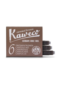 Kaweco Ink Cartridges 6-Pack Caramel Brown 4250278602208