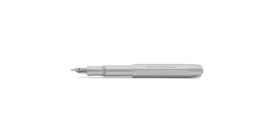 Kaweco AL SPORT Fountain Pen Silver - F nib